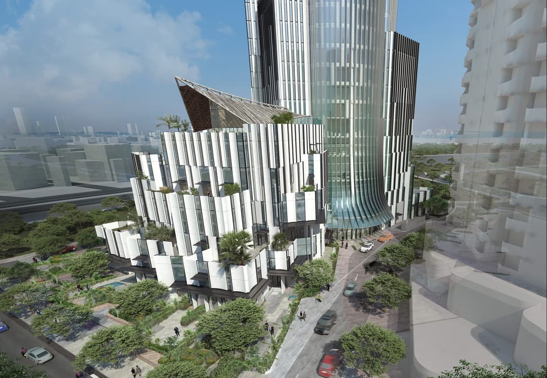 Eco Green Tower Hyatt Regency Decibel Architecture Eco Green Tower Hyatt Regency Decibel Architecture